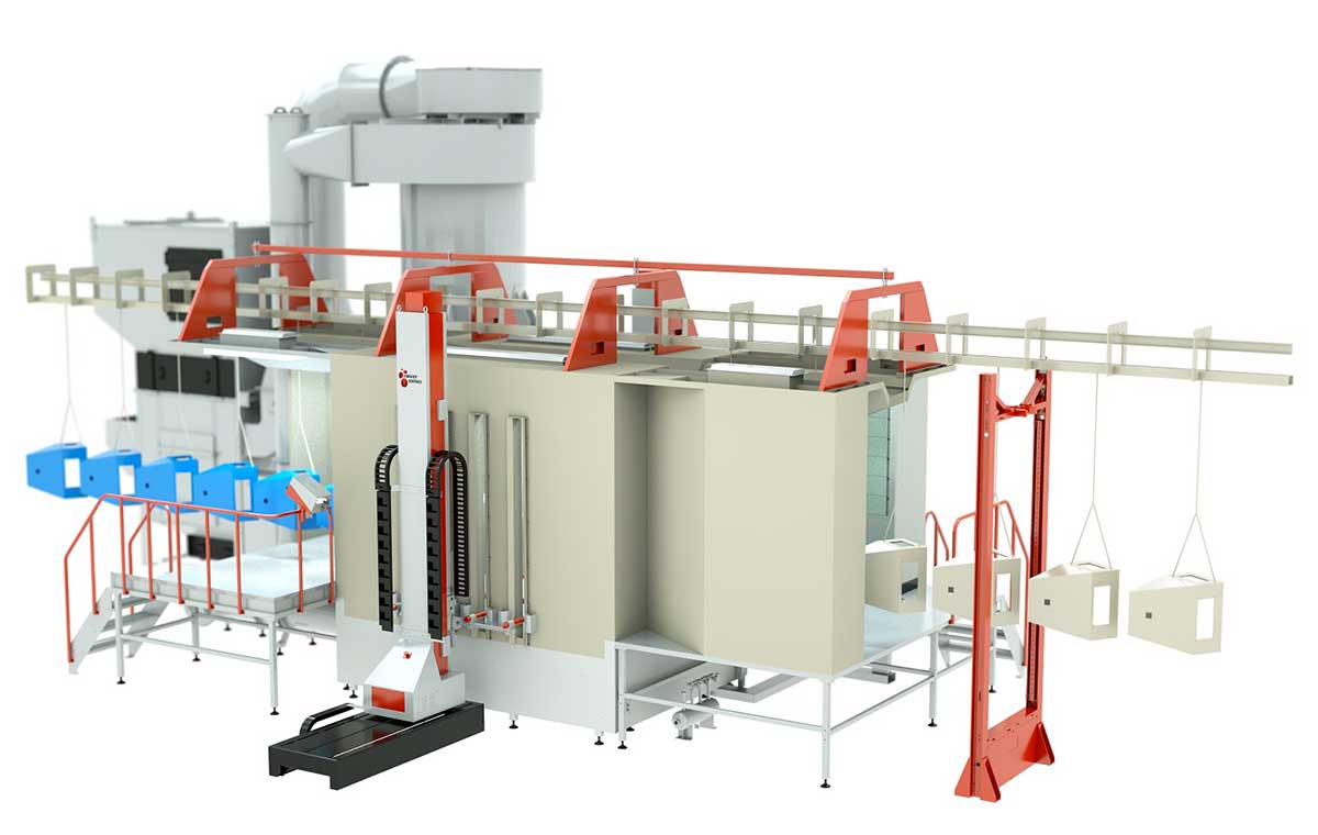 CQB Fast Colour Change Powder Coating System and Powder Recovery System